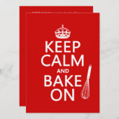 〜を冷保やかして焼く 招待状 (正面/裏面)