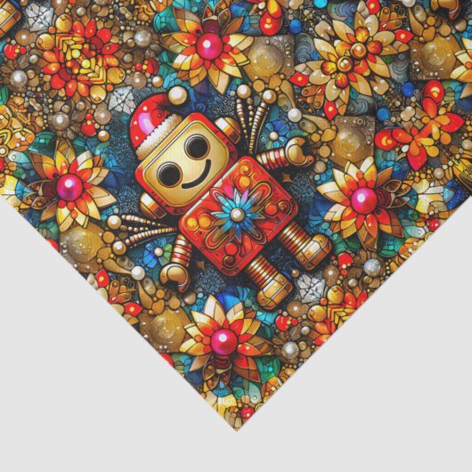 ~を包むロボットのクリスマス 薄葉紙 (詳細)