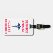 -を医学と…動物ID -必要なアクセス整備して下さい ラゲッジタグ (正面横)