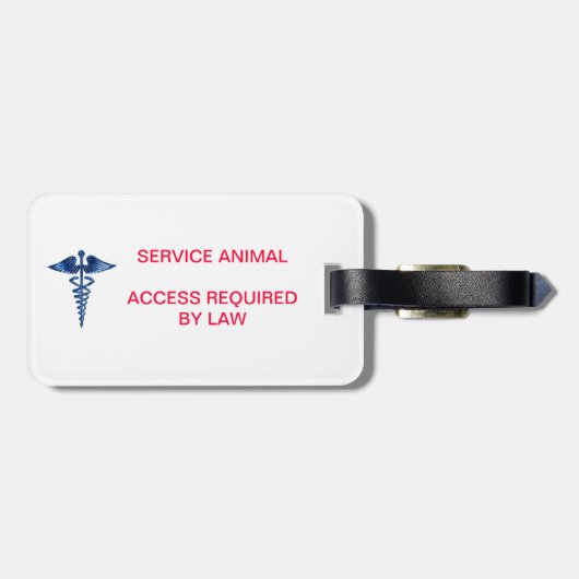 -を医学と…動物ID -必要なアクセス整備して下さい ラゲッジタグ (裏面横)