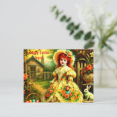 ～を取り除くハッピーイースターの挨拶 シーズンポストカード (スタンド正面)