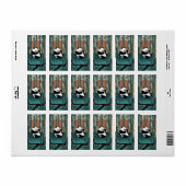 を受けシンプル入れる ラベル (フルシート)