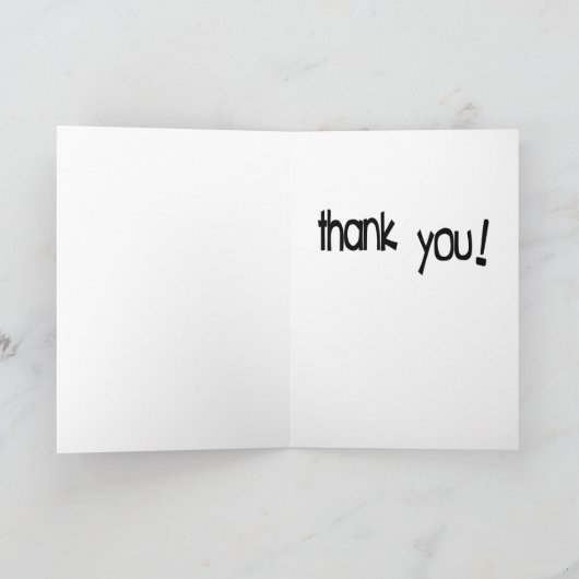 ~を受け取るより与えもましだ サンキューカード (内部)