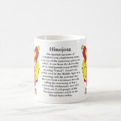 を含む(頂上)イノホサ家族の紋章付き外衣 コーヒーマグカップ (中央)