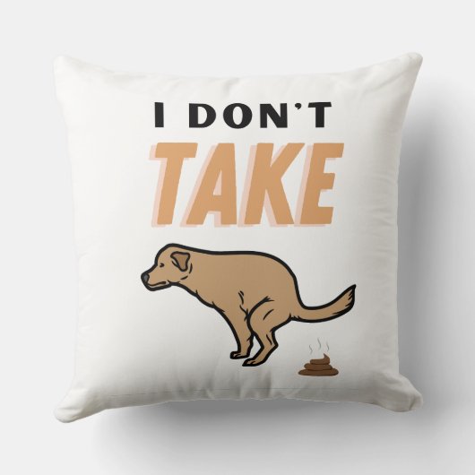 ～を嫌う クッション (裏面)