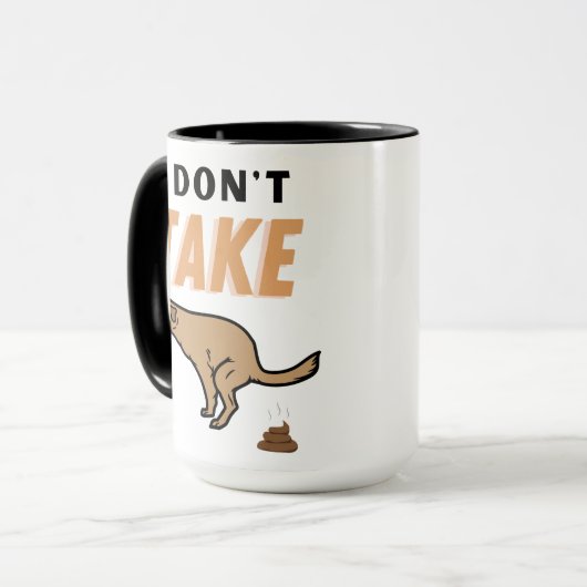 ～を嫌う マグカップ (正面左)