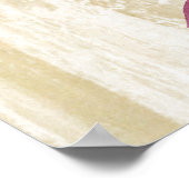 を幸せな花にする ポスター (角)