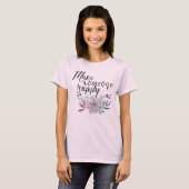を幸せな花にする Tシャツ (正面フル)