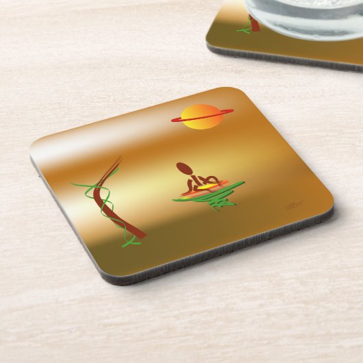 ~を待ち構える コースター (左側)