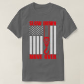 ～を徐々に越える Tシャツ (デザイン正面)