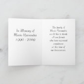 ～を思い出して サンキューカード (内部)