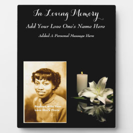 ～を思い出して フォトプラーク