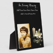 ～を思い出して フォトプラーク (側面)