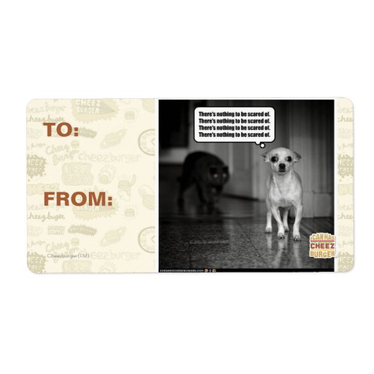 ～を恐れることは何もない ラベル (正面)