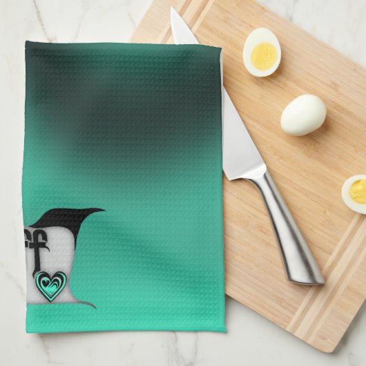 ～を愛する キッチンタオル (四つ折り)