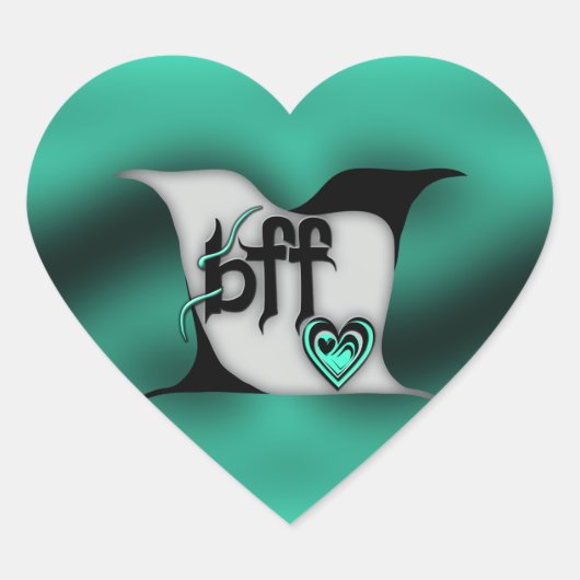 ～を愛する ハートシール (正面)