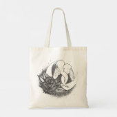 ～を抱いている小さな腕 トートバッグ (裏面)