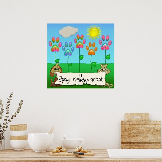 ~を採用する ポスター (キッチン)