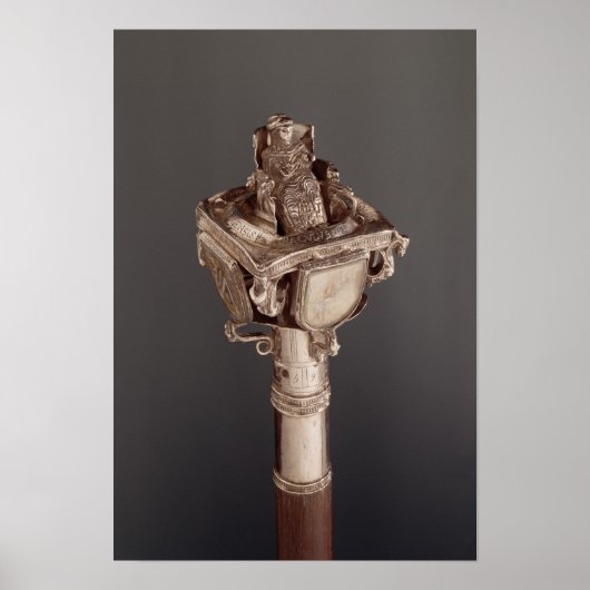 ~を描いた対等な警棒のポンメル ポスター (正面)