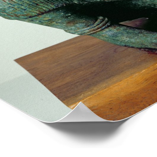 を支えるフェミニンために使用されたひざまずく姿 ポスター (角)