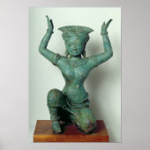 を支えるフェミニンために使用されたひざまずく姿 ポスター (正面)