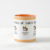 ~を焼いたコーギー マグカップ (中央)