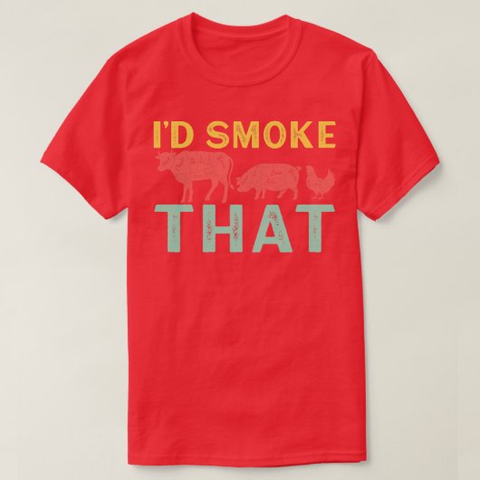 を煙と見なす Tシャツ (デザイン正面)