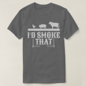 を煙と見なす Tシャツ (デザイン正面)