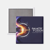 ～を特徴とする重力をテーマにしたロゴを描く マグネット (正面/裏面)