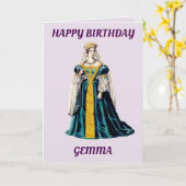 ~を生みパーソナライズされただす カード (黄色い花)