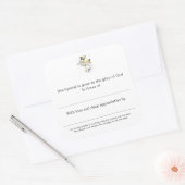 ～を称えるプレート スクエアシール (封筒)