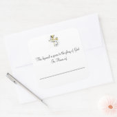 ～を称えるプレート スクエアシール (封筒)