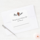 ～を称えるプレート スクエアシール (封筒)