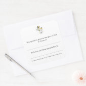 ~を称えるプレート スクエアシール (封筒)