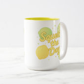 を絞って  ツートーンマグカップ (正面右)