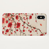 |を絵を描く花の東洋のスタイルは写真を加えます Case-Mate iPhoneケース (裏面(横))