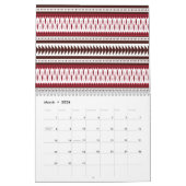 を表示するカラフル画面のクローズアップ画像 カレンダー (3月 2026)