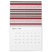 を表示するカラフル画面のクローズアップ画像 カレンダー (2月 2026)