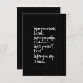 ～を裁学く前に サンキューカード (正面/裏面)