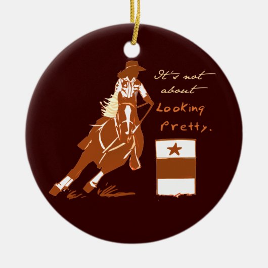 ～を見ることではないかわいらし セラミックオーナメント (正面)