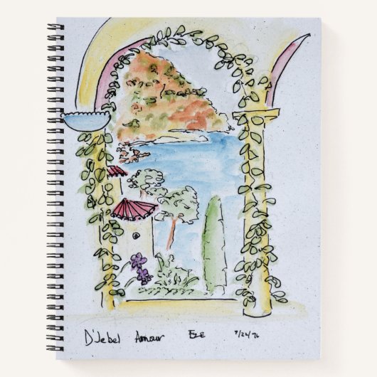 を見地中海のて |エゼ（フランス） ノートブック (正面)