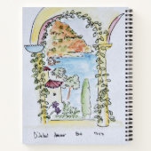 を見地中海のて |エゼ（フランス） ノートブック (裏面)