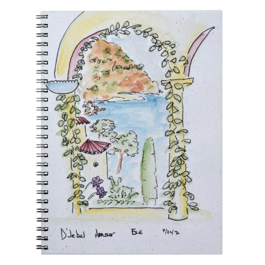 を見地中海のて | Eze（フランス） ノートブック (正面)