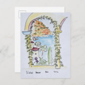 を見地中海のて | Eze(フランス) ポストカード (正面/裏面)