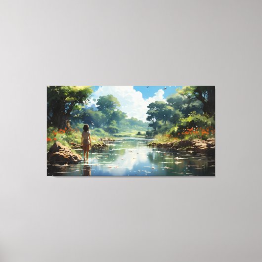 ～を超えた世界を夢見る日 キャンバスプリント (正面)