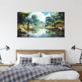 ～を超えた世界を夢見る日 キャンバスプリント (インサイチュ (寝室))