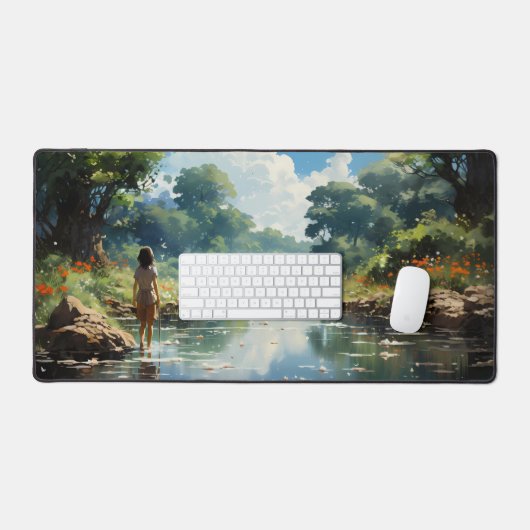 ～を超えた世界を夢見る日 デスクマット (キーボード&マウス)