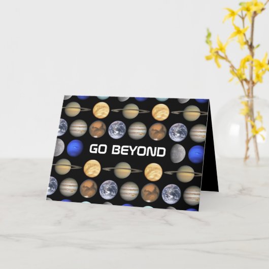 ～を超える カード (黄色い花)