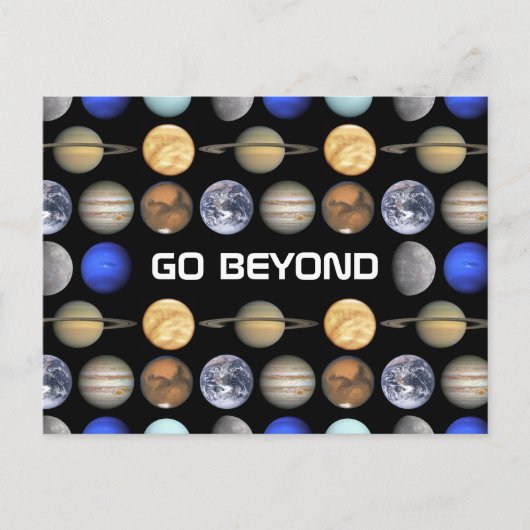 ～を超える ポストカード (正面)