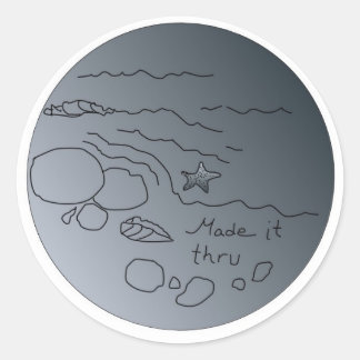 ～を通した ラウンドシール